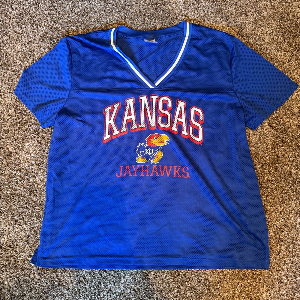 Blue Kansas Jayhawks women’s Shirt‎